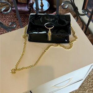 Jimmy Choo Black and gold purse!